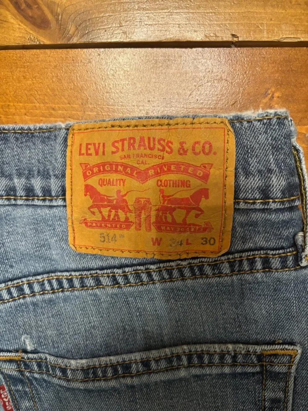 2 Pair Levi's 514's Men's 34x30